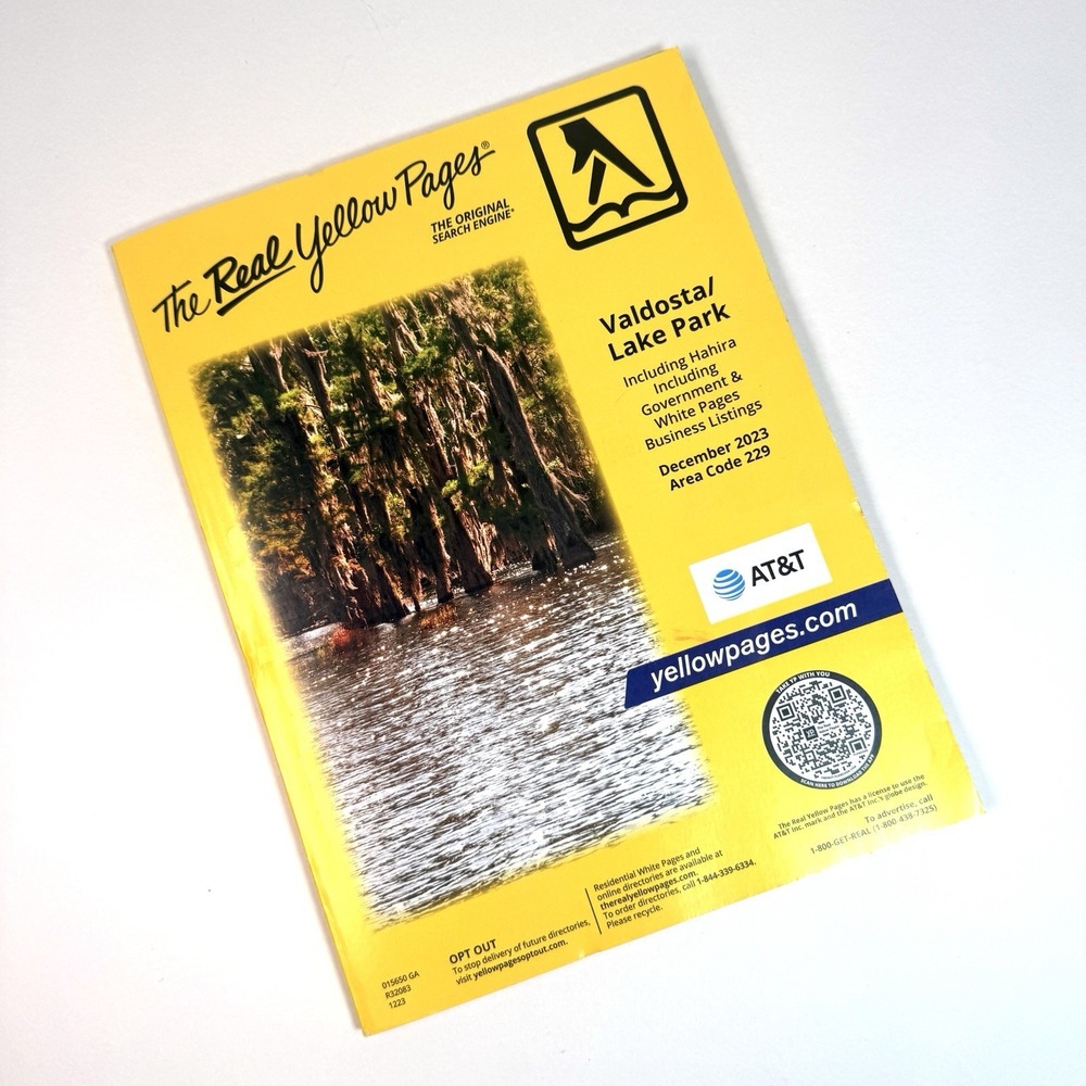 2023 Valdosta Georgia Yellow Pages Phone Book Directory Lake Park Hahira